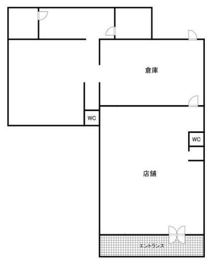 賃貸オフィス間取り図