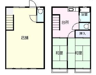 賃貸オフィス間取り図