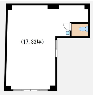 賃貸オフィス間取り図