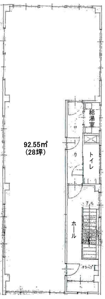 賃貸オフィス間取り図