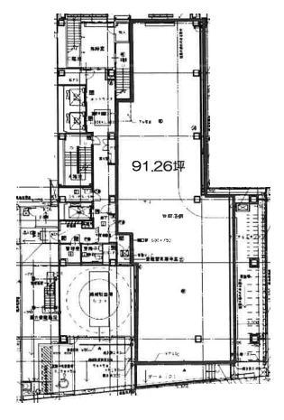 賃貸オフィス間取り図