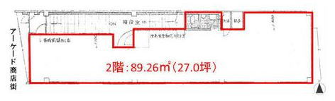 賃貸オフィス間取り図