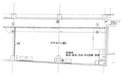 賃貸オフィス間取り図