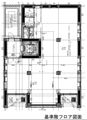 賃貸オフィス間取り図