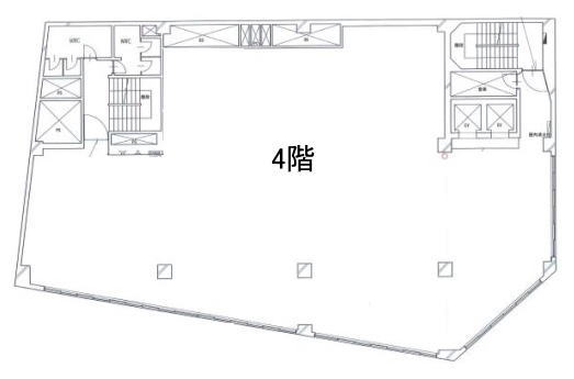 賃貸オフィス間取り図