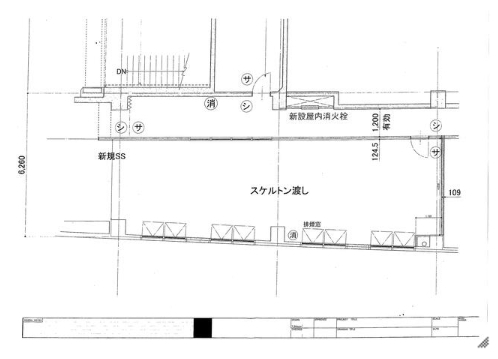 賃貸オフィス間取り図