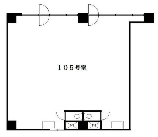 賃貸オフィス間取り図