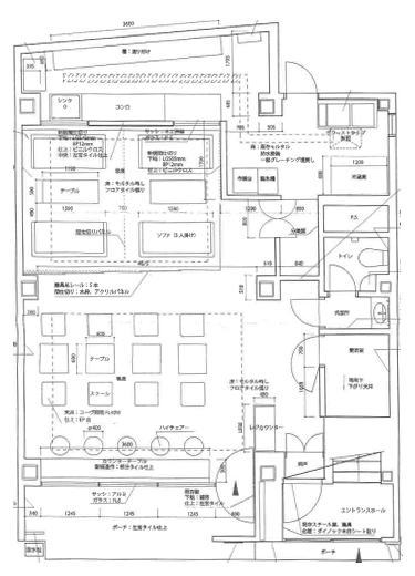 賃貸オフィス間取り図