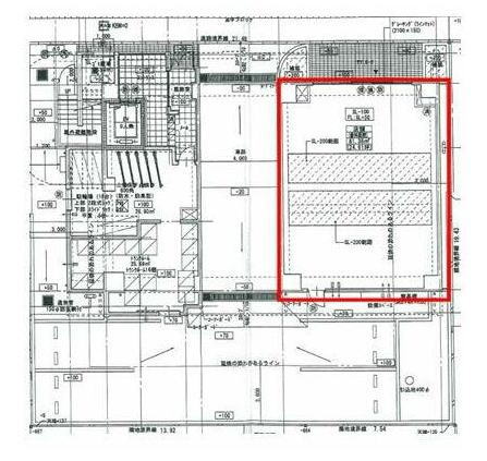 賃貸オフィス間取り図