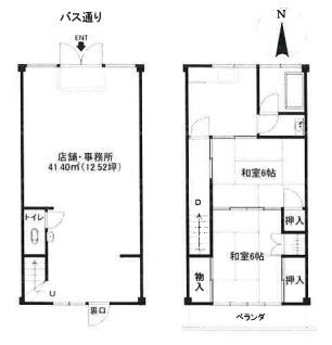 賃貸オフィス間取り図