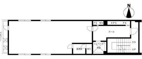 賃貸オフィス間取り図