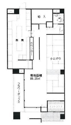 賃貸オフィス間取り図