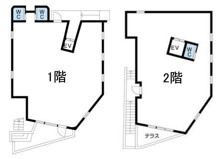 賃貸オフィス間取り図