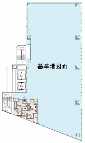 賃貸オフィス間取り図