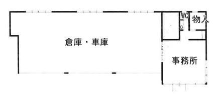 賃貸オフィス間取り図