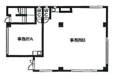 賃貸オフィス間取り図