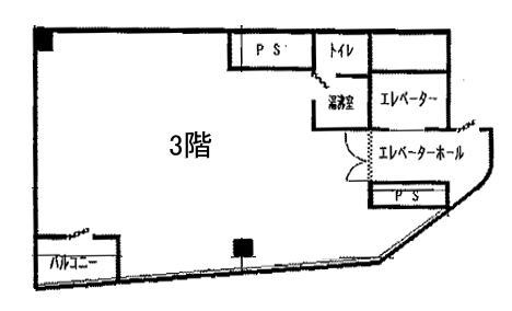 賃貸オフィス間取り図