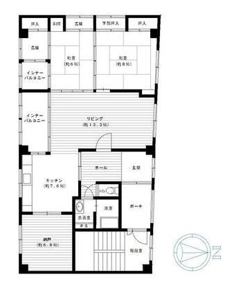 賃貸オフィス間取り図