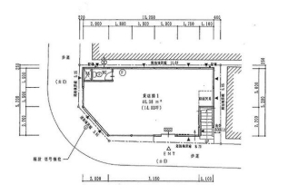 賃貸オフィス間取り図