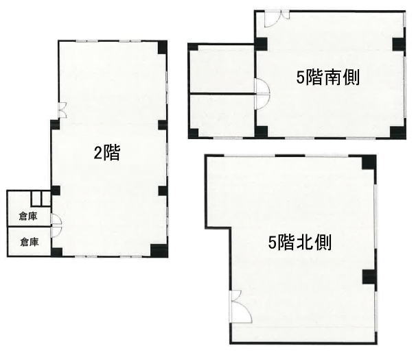 賃貸オフィス間取り図