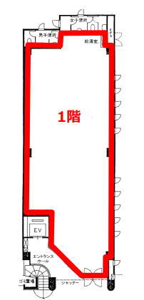 賃貸オフィス間取り図