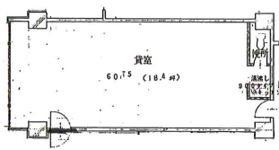 賃貸オフィス間取り図