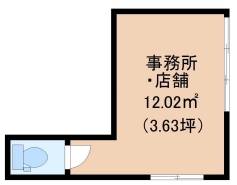 賃貸オフィス間取り図