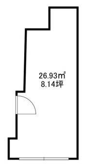 賃貸オフィス間取り図