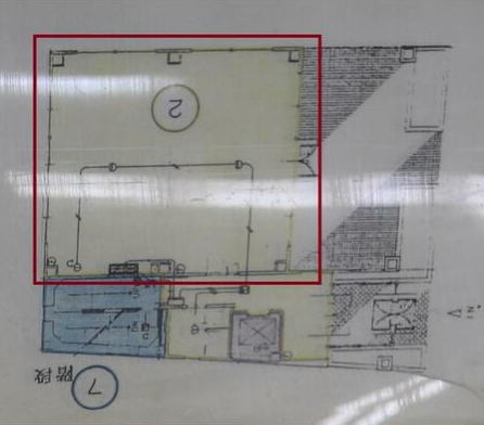 賃貸オフィス間取り図