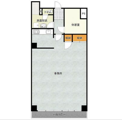 賃貸オフィス間取り図