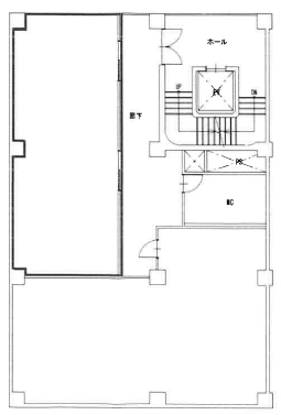 賃貸オフィス間取り図