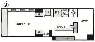 賃貸オフィス間取り図