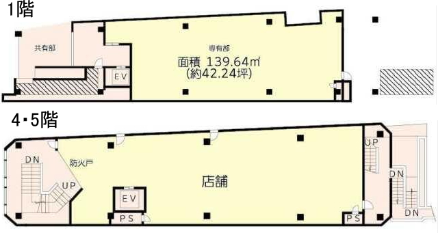 賃貸オフィス間取り図