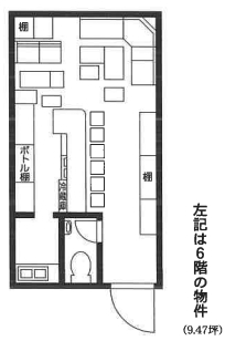 賃貸オフィス間取り図