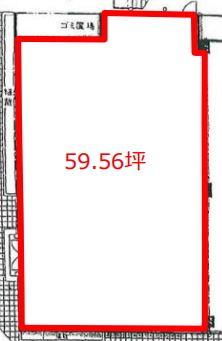 賃貸オフィス間取り図