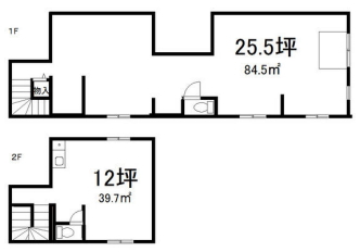 賃貸オフィス間取り図