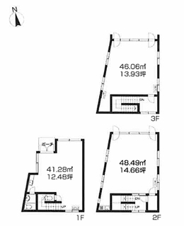賃貸オフィス間取り図