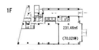 賃貸オフィス間取り図