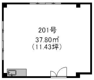 賃貸オフィス間取り図