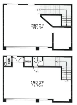 賃貸オフィス間取り図