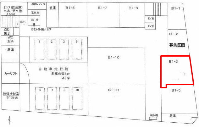 賃貸オフィス間取り図