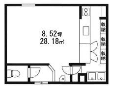 賃貸オフィス間取り図