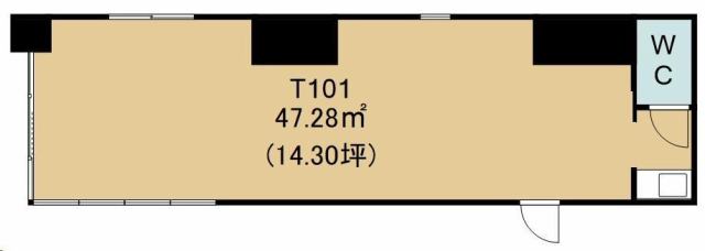賃貸オフィス間取り図
