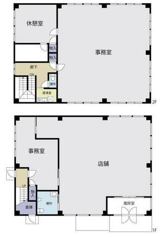 賃貸オフィス間取り図