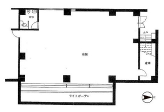賃貸オフィス間取り図
