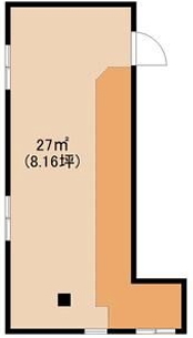 賃貸オフィス間取り図