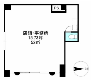 賃貸オフィス間取り図