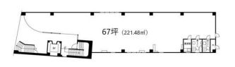 賃貸オフィス間取り図
