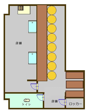 賃貸オフィス間取り図