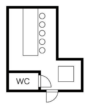 賃貸オフィス間取り図